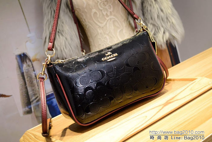 COACH蔻馳 海外代購 正品開版 頭層皮皮 coach56518 新款小單肩包  Chz1148